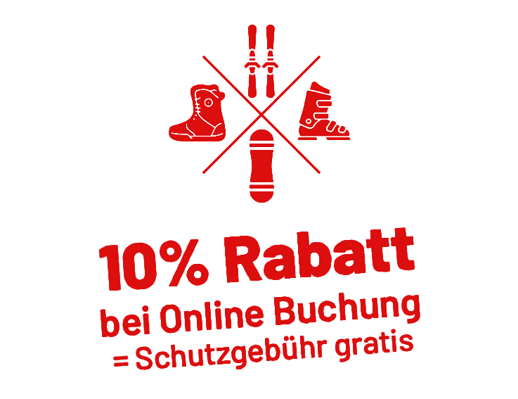 10% online discount = rental protection included